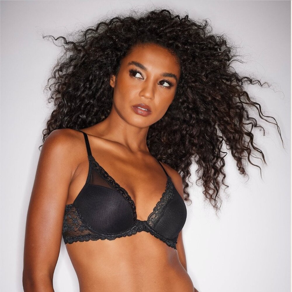 Natori Feather Bra Black